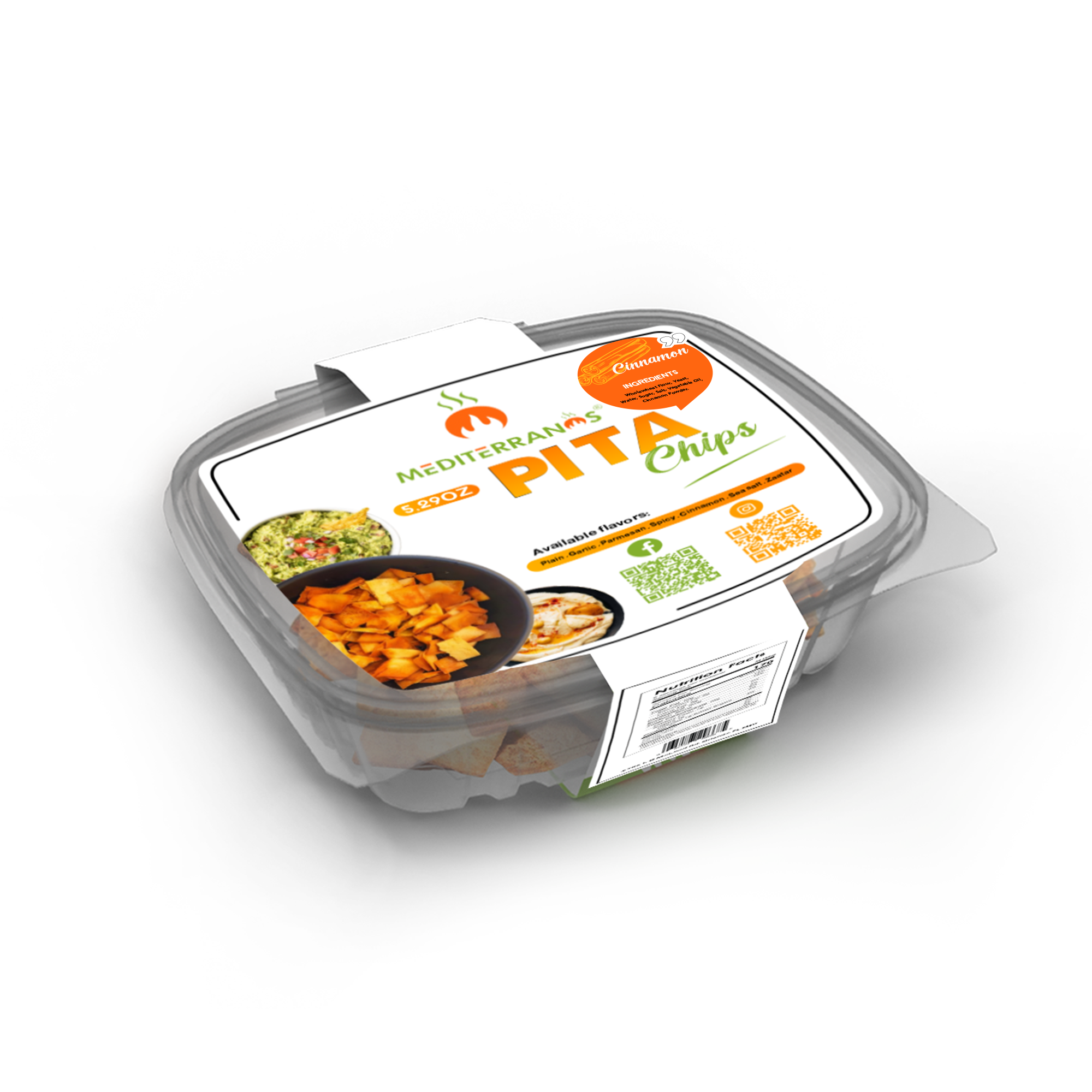 Spicy Flavored Pita Chips - Bold and Zesty Snacking | Mediterranos